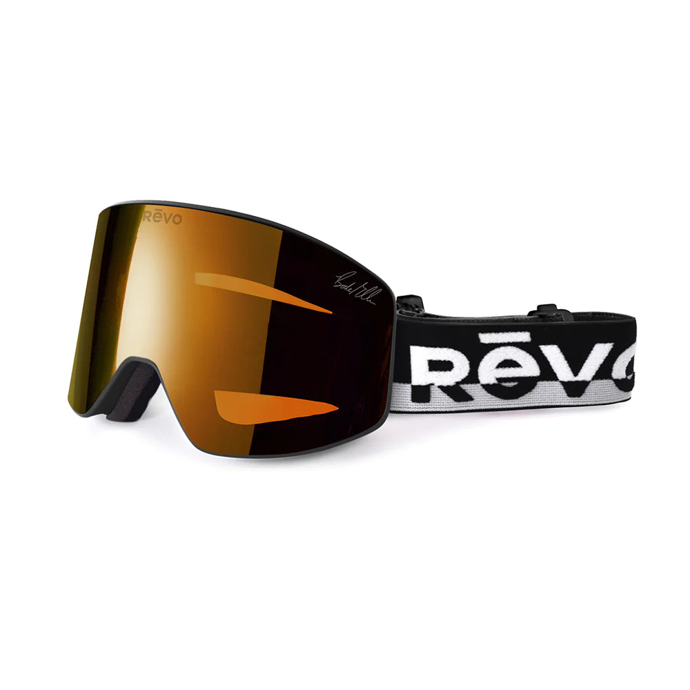 Revo Piste Bode No.3 Matte Black Solar Orange Snow Goggles
