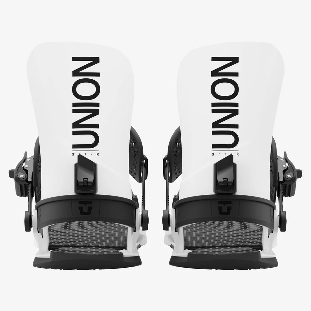 Men's Union STR Snowboard Bindings White Less 15%