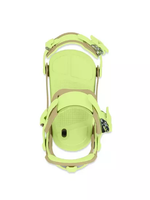Men's Ride A-6 Snowboard Bindings Olive/Lime 2024