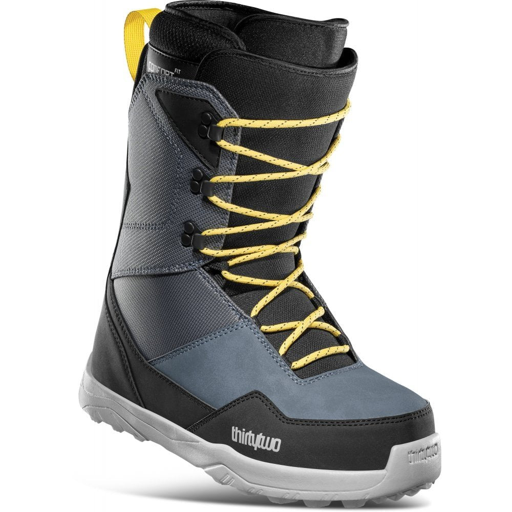 Men's ThirtyTwo Shifty Snowboard Boots Grey/Black/Yellow