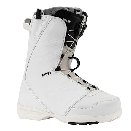 nitro flora tls snowboard boots Women's Nitro Flora TLS White Boots – Ski and Boardroom